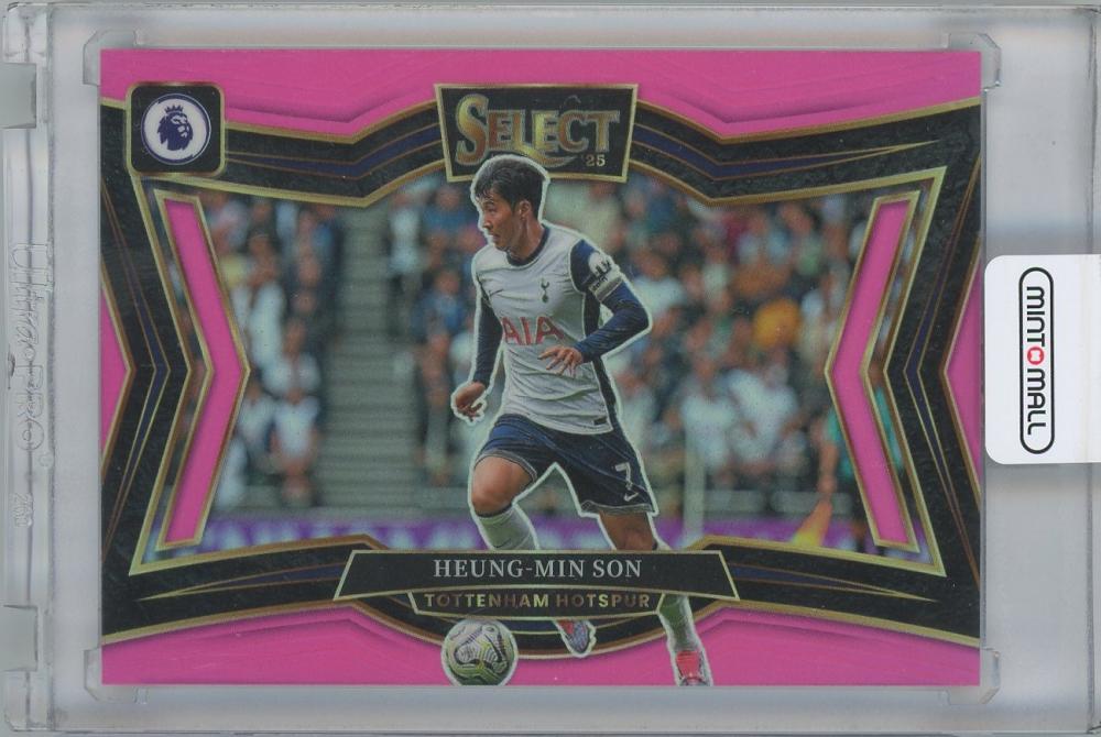 2024-25 PANINI Select English Premier League Pink card #237 featuring HEUNG-MIN SON of Tottenham Hotspur