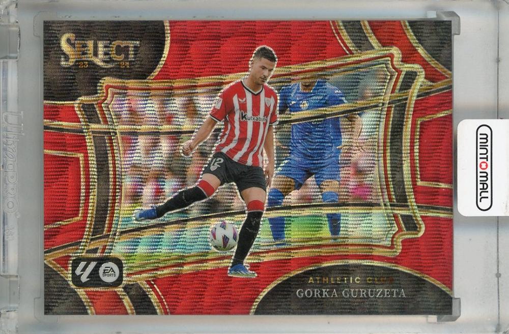 2023-24 Panini Select La Liga Gorka Guruzeta Field Level Wave Red trading card #214