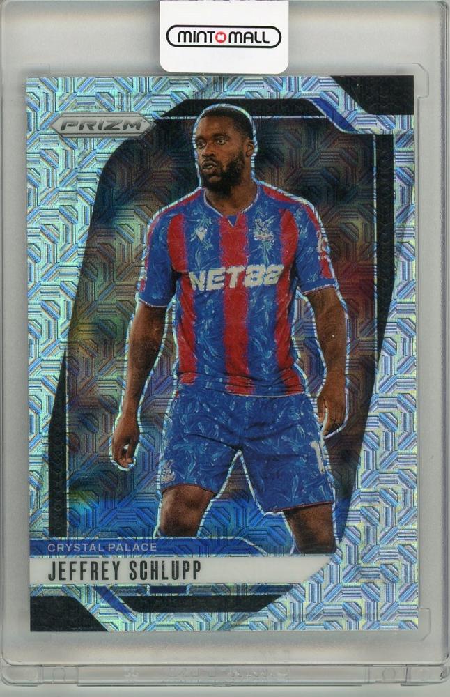 2024-2025 PANIINI PRIZM Jeffrey Schlupp Crystal Palace trading card front view
