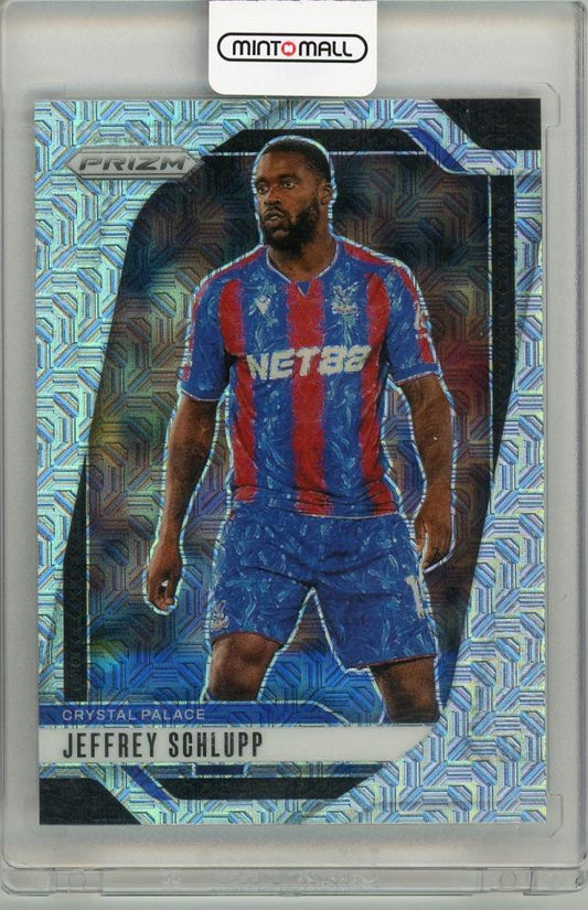 2024-2025 PANIINI PRIZM Jeffrey Schlupp Crystal Palace trading card front view