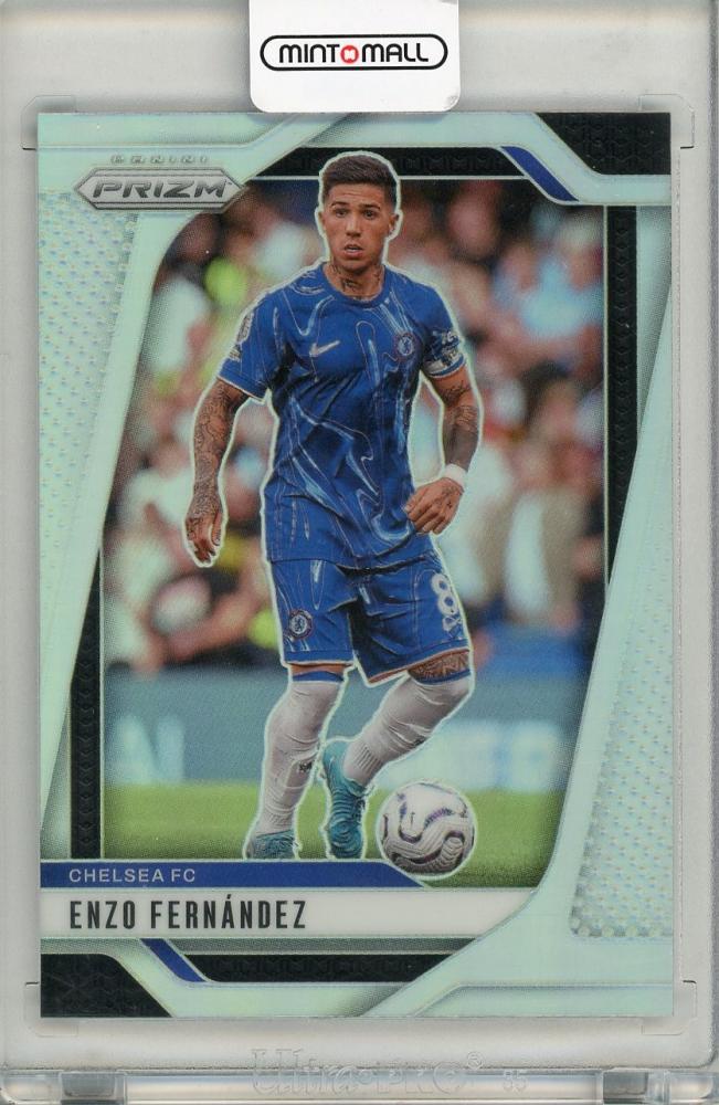 2024-25 PANINI PRIZM Enzo Fernandez ChelseaFC trading card front view