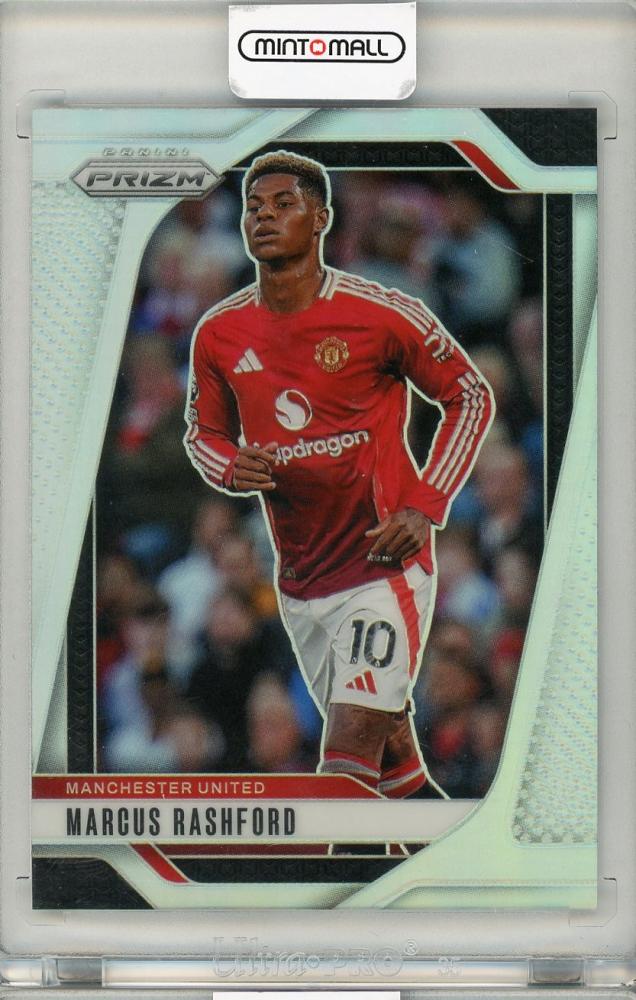 2024-25 PANINI PRIZM Marcus Rashford Manchester United trading card in new condition