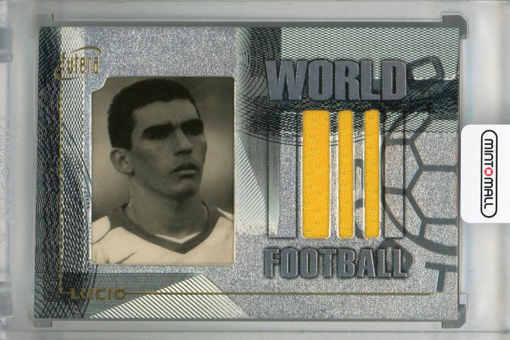 2005 Futera Brazil Lucio memorabilia trading card numbered 183 out of 295