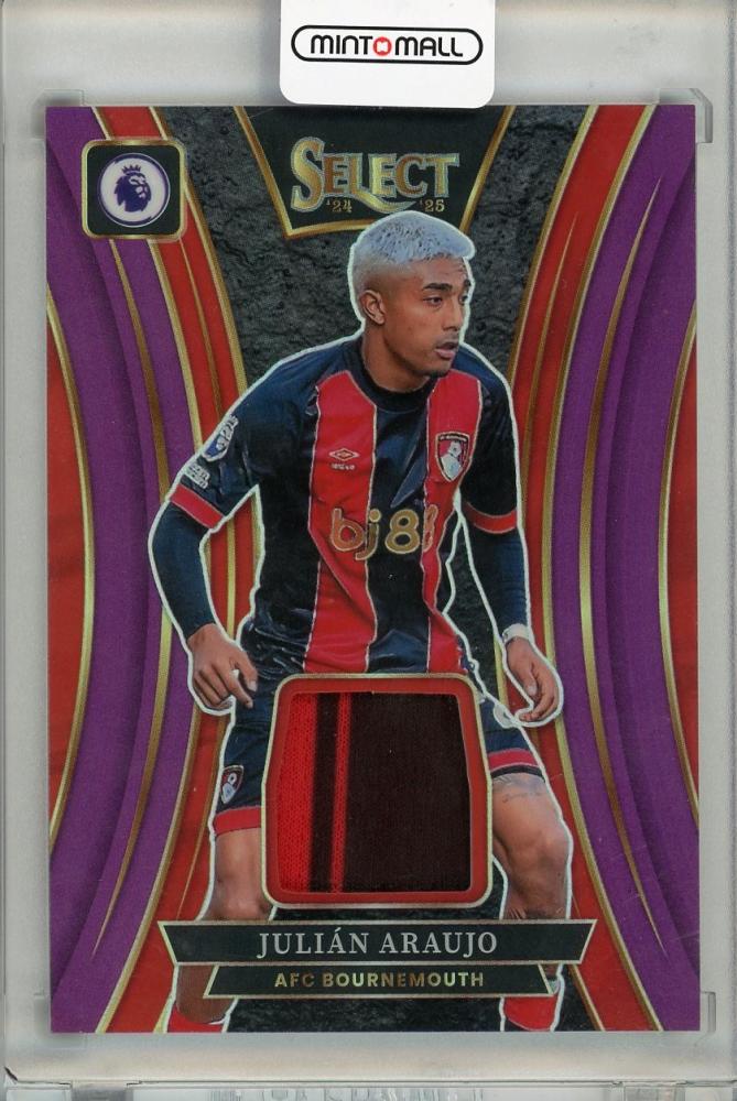 2024-25 PANINI SELECT Jukian Araujo Jersey28/49 AFC Bournemouth collectible card