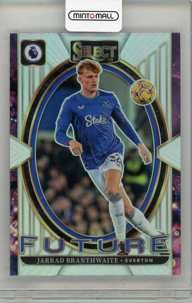 2024-25 PANINI SELECT trading card featuring Jarrad Branthwaite from Everton