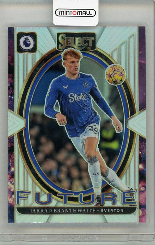 2024-25 PANINI SELECT trading card featuring Jarrad Branthwaite from Everton