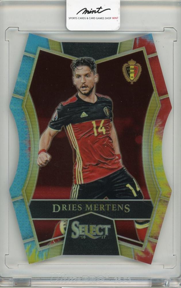 2016-17 PANINI SELECT Dries Mertens collectible soccer card from Belgium, serial number 16529/30