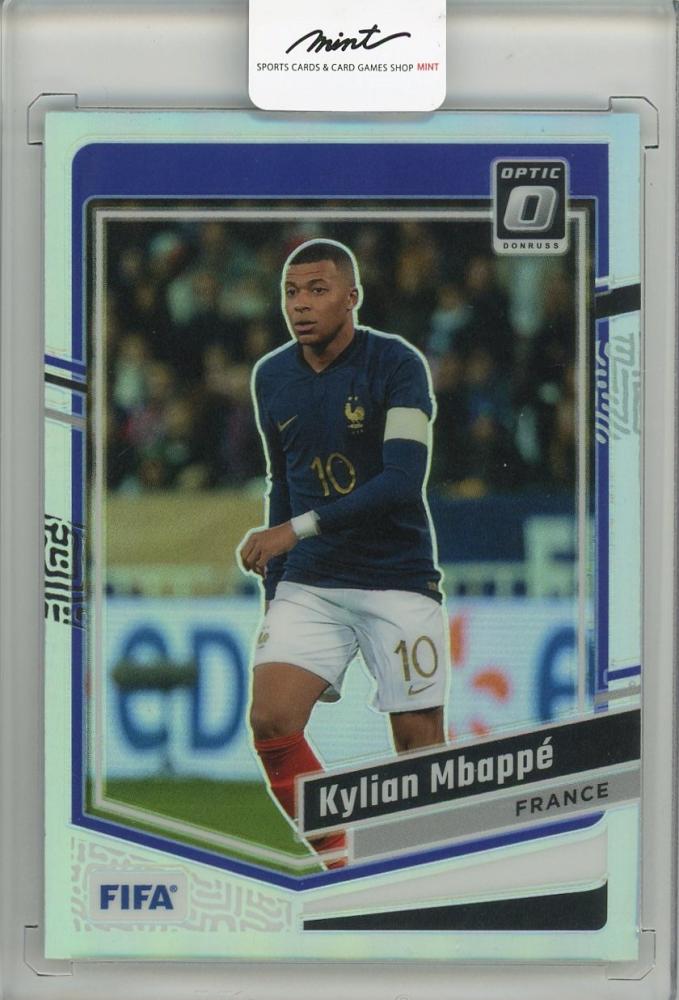 2023-24 PANINI DONRUSS Kylian Mbappe #17 France soccer trading card front view