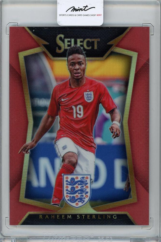 2015-16 PANINI SELECT Raheem Sterling trading card numbered 32068 out of 199 from England