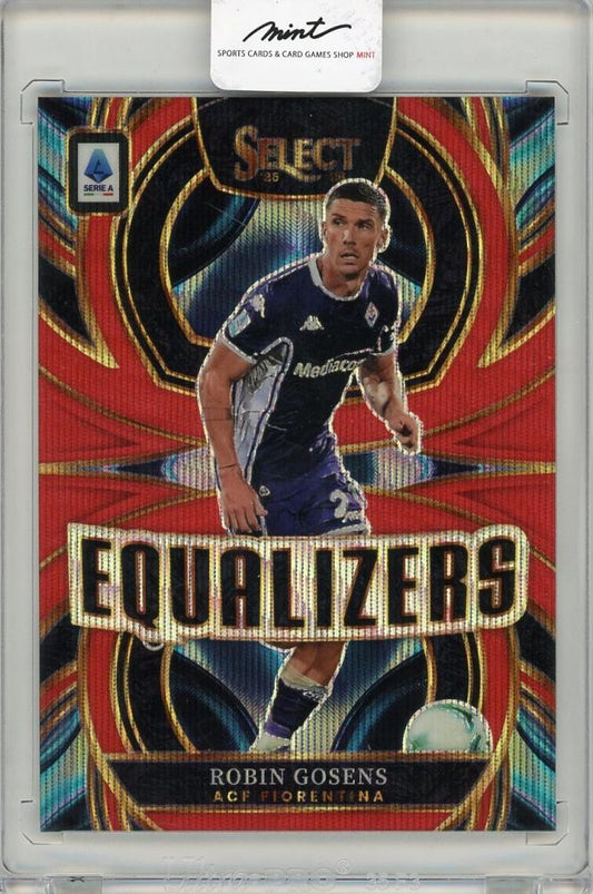 2025-26 PANINI SELECTSERIE A trading card featuring Robin Gosens #608/49 of ACF FIORENTINA