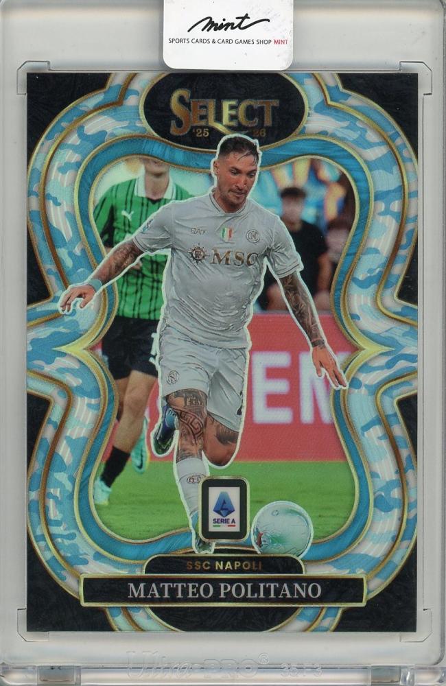 2025-26 PANINI SELECTSERIE A Matteo Politano trading card #10744/49 from SSC NAPOLI