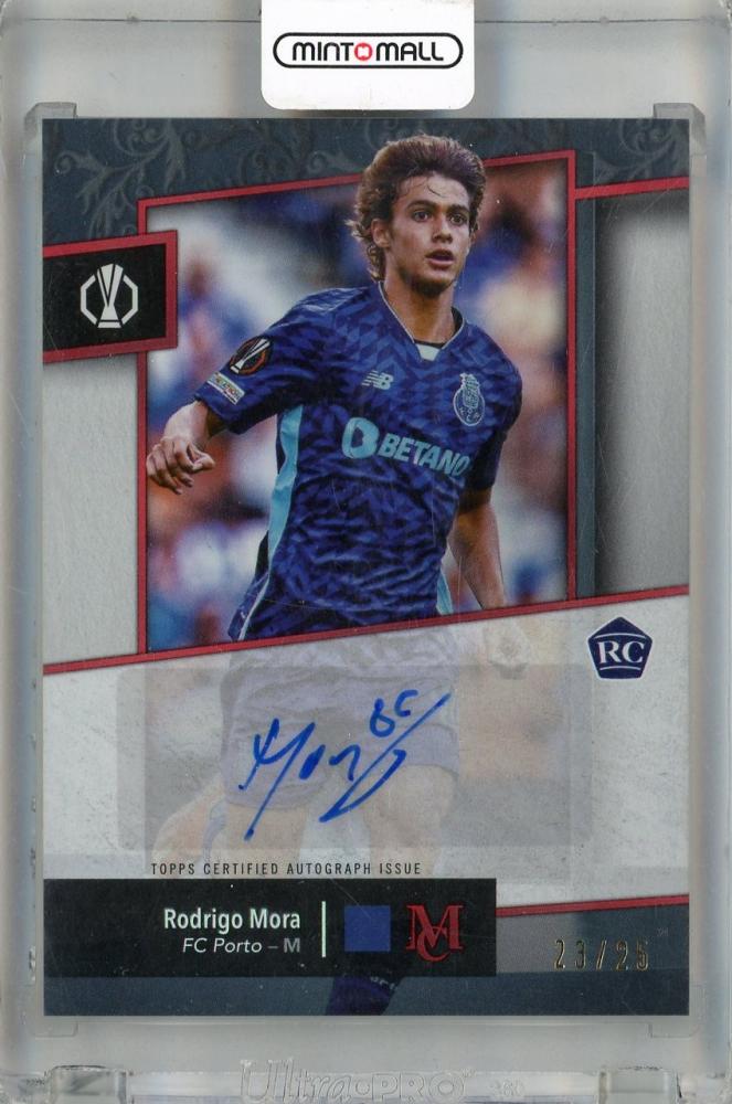 2024-25 Topps Museum Collection Rodrigo Mora Archival Autographs Ruby card FC Porto RC23/25