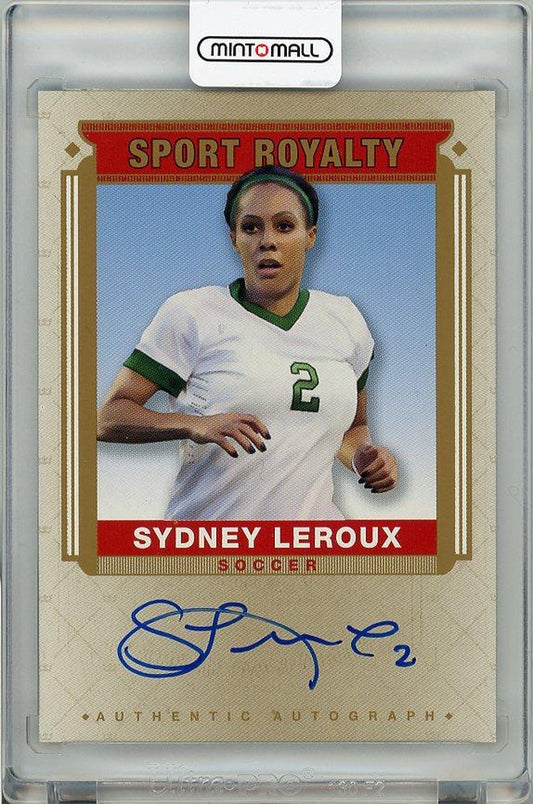 2014 UPPER DECK Goodwin Champions Sydney Leroux autograph trading card