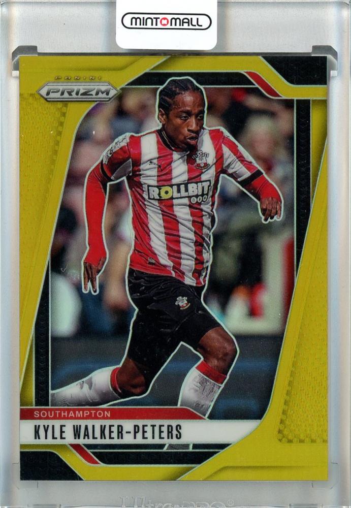 2024-25 Panini Prizm Premier League Soccer card Kyle Walker-Peters Gold Prizms numbered 29903 of 10 Southampton