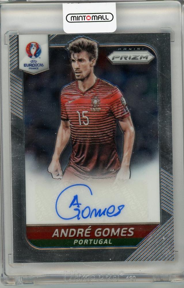 2016 Panini Prizm UEFA Euro trading card featuring official UEFA Euro design