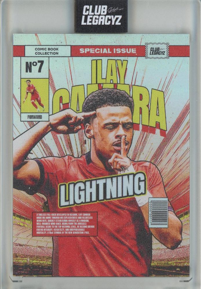 2026 CLUB LEGACYZ ICONS Ilay Camara comic book numbered 41 out of 50 in excellent used condition