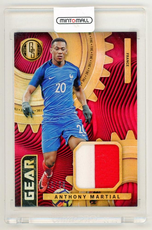 2019-20 Panini Gold Standard Gear Fine Parallel Anthony Martial collectible card serial 12/29 from France