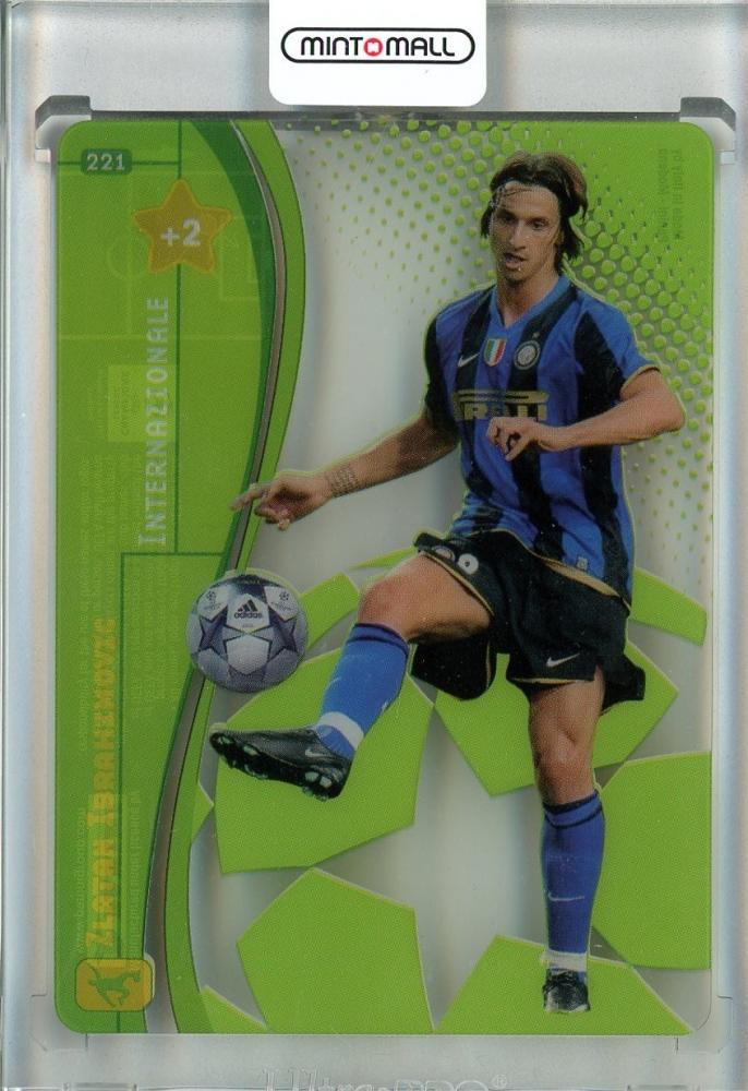 2008-09 Panini UEFA Champions League Game card of Zlatan Ibrahimovic #221 FC Internazionale Milano