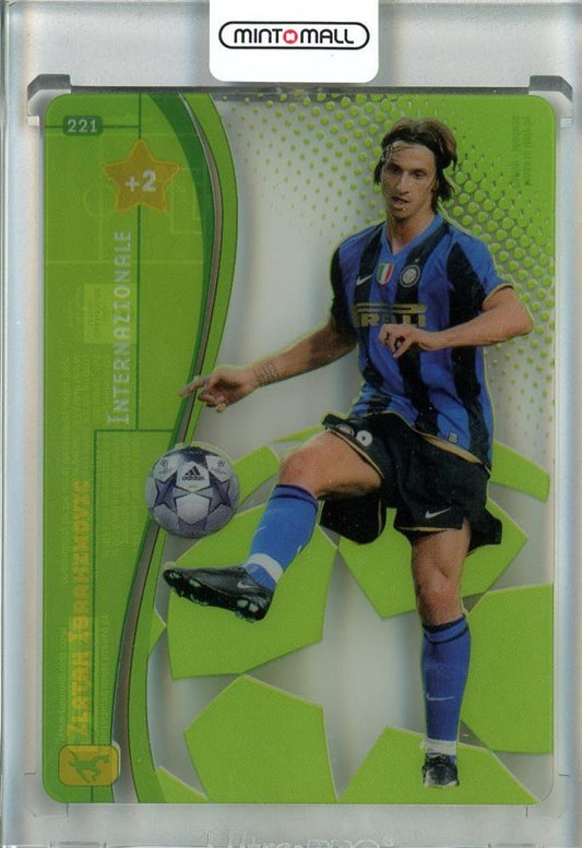 2008-09 Panini UEFA Champions League Game card of Zlatan Ibrahimovic #221 FC Internazionale Milano