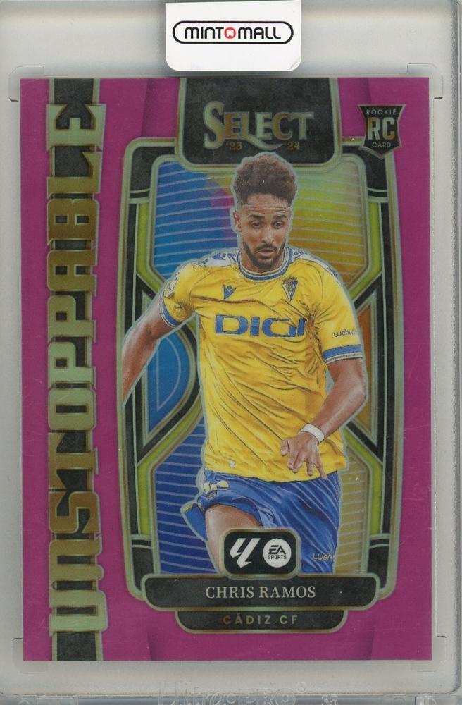 2023-24 PANINI Select LA LIGA Chris Ramos trading card numbered 16 of 25 from Cadiz CF