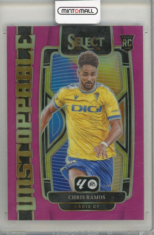2023-24 PANINI Select LA LIGA Chris Ramos trading card numbered 16 of 25 from Cadiz CF