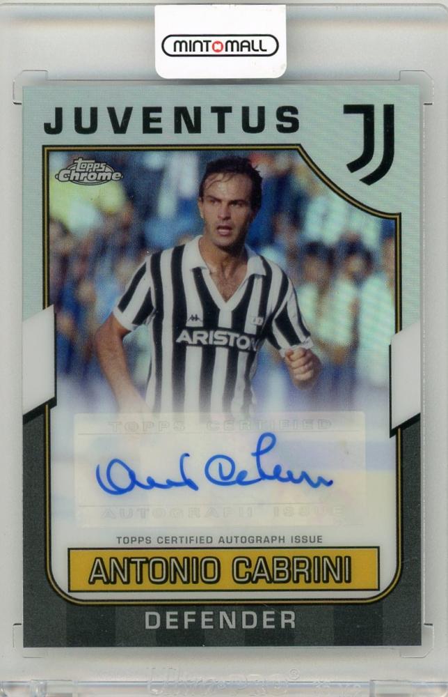 2022-23 Topps Chrome Juventus Antonio Cabrini Autograph trading card LE-AC unopened new