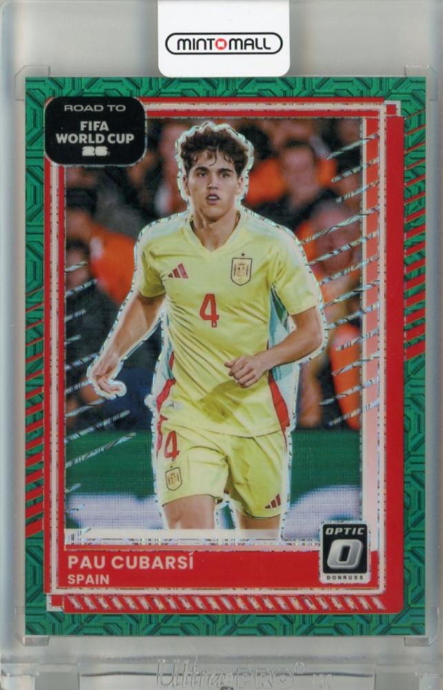 2025-26 Panini Donruss Road to FIFA World Cup Pau Cubarsi Optic Teal Mojo trading card serial #1609/49