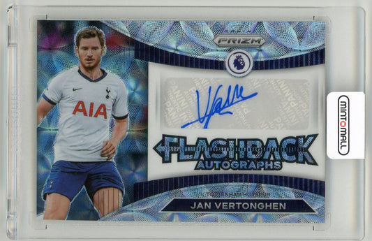 2022-23 Panini Prizm Premier League Jan Vertonghen Flashback Autograph Choice Prizm Parallel FA-JV card