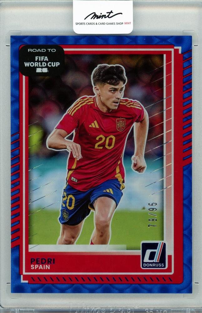 2025-26 PANINI DONRUSS Road to FIFA World Cup trading card featuring Pedri #1179/95 Spain
