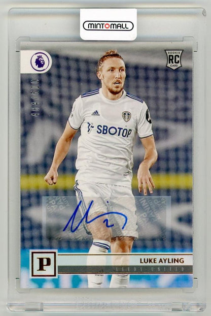 2020-21 Panini Chronicles Luke Ayling autographed Premier League card serial 484 of 500 Leeds United