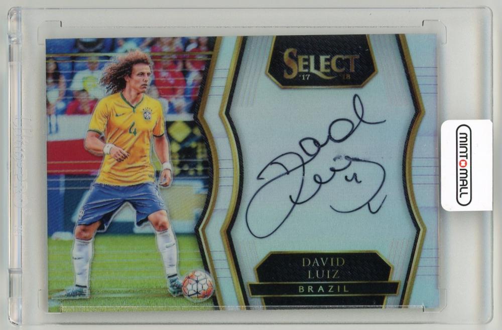 2017-18 Panini Select David Luiz Signatures On Card autograph trading card from Brazil in excellent condition
