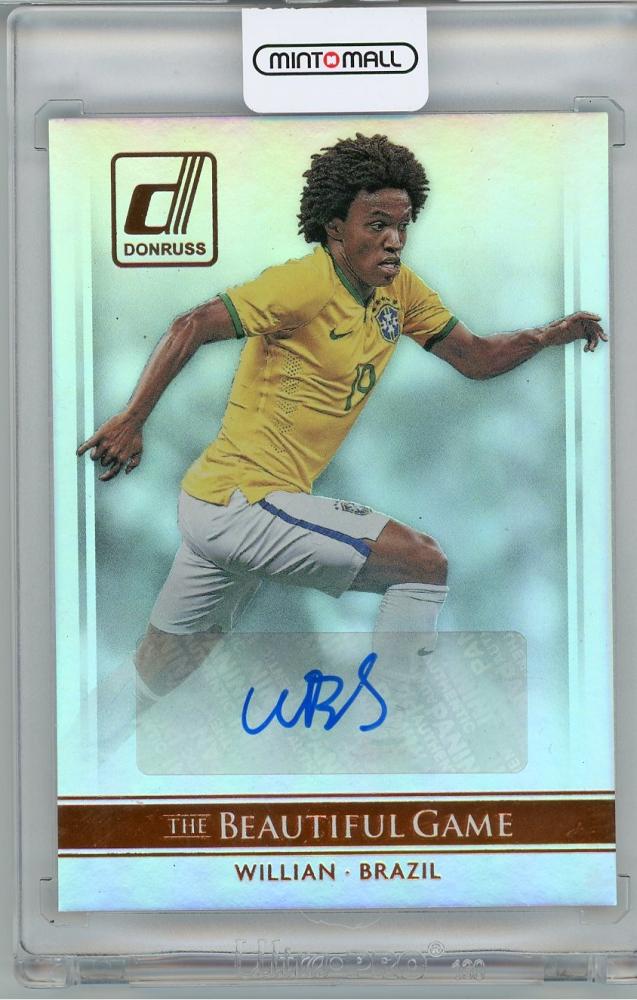 2015 Panini Donruss Willan autograph trading card with handwritten signature