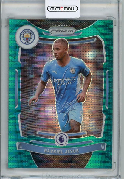 2021-22 Panini PREMIER LEAGUE Gabriel Jesus trading card number 40 of 49 showing Manchester City player