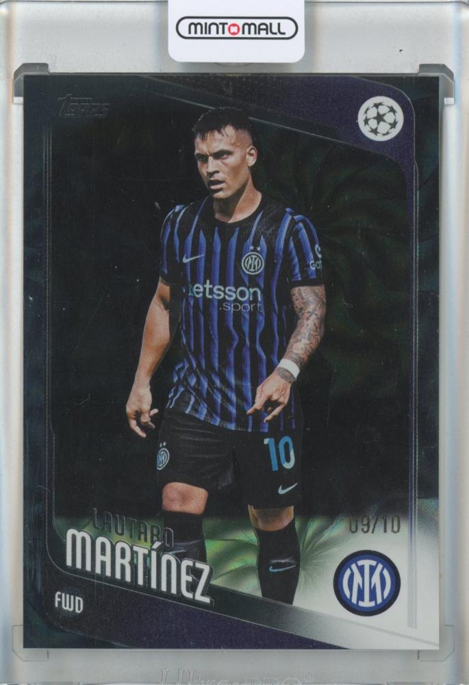2025-26 Topps UEFA Club Competitions Lautaro Martinez Black Foil trading card #1569 10