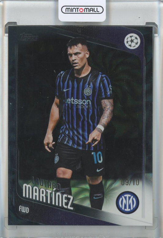 2025-26 Topps UEFA Club Competitions Lautaro Martinez Black Foil trading card #1569 10