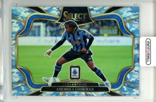 2025-26 Panini Select Serie A Ademola Lookman #201 Base Field Level Winter Camo Parallel trading card