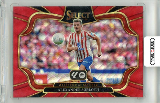 2025-26 Panini Select La Liga Alexander Sorloth card #222 Red Wave Parallel serial 54 of 59