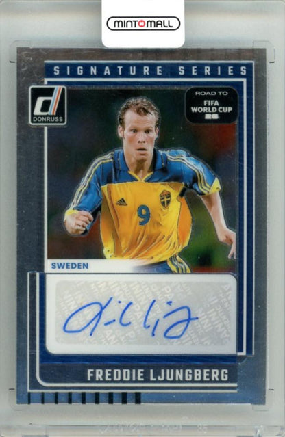 2025-26 Panini Donruss Road To FIFA World Cup 26 Freddie Ljungberg Signature Series trading card #SS-FL
