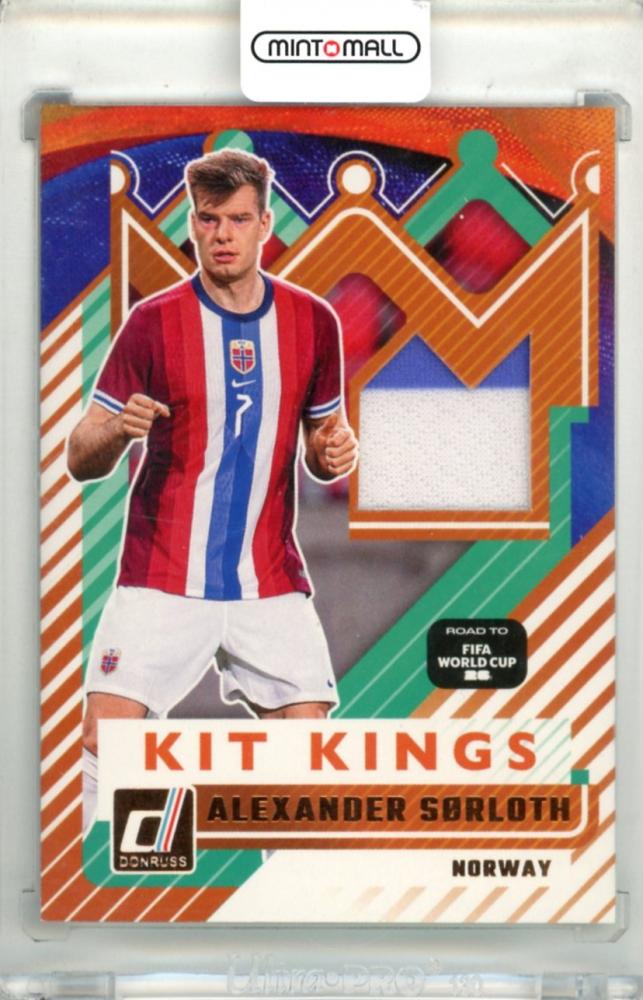 2025-26 Panini Donruss Road To FIFA World Cup 26 Alexander Sorloth soccer trading card #KK-AS Kit Kings