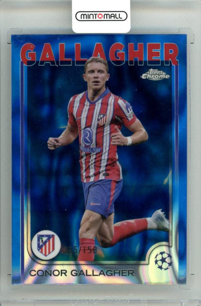 2024-25 Topps Chrome Uefa Club Conor Gallagher #35 Blue Lava Refractor Parallel 065 of 150 trading card