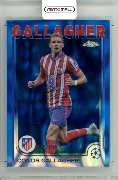 2024-25 Topps Chrome Uefa Club Conor Gallagher #35 Blue Lava Refractor Parallel 065 of 150 trading card