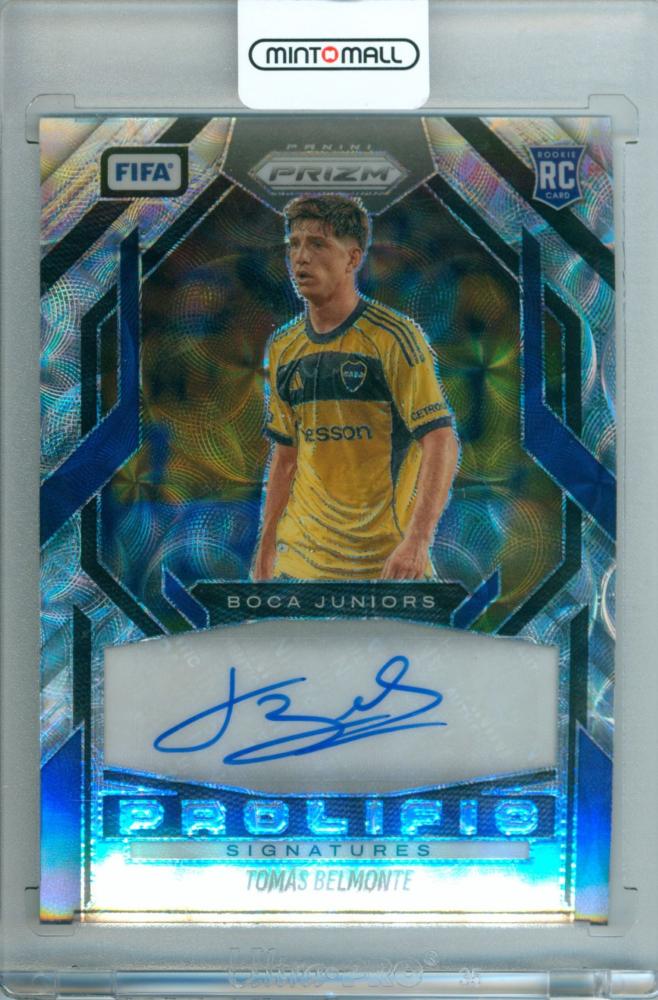 2025-26 Panini Prizm FIFA Tomas Belmonte Prolific Signature Choice Parallel numbered 6 of 25 trading card