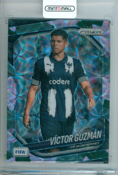 2025-26 Panini Prizm FIFA Victor Guzman card #137 Cherry Blossom Prizm Parallel serial 14 of 18