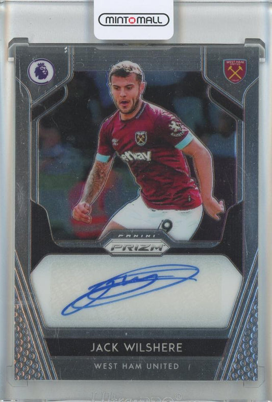 2019-20 Panini Prizm English Premier League Jack Wilshere autograph trading card #22 West Ham United