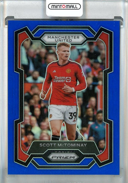 2023-24 Panini Prizm English Premier League Scott McTominay Blue card #48242/299 from Manchester United