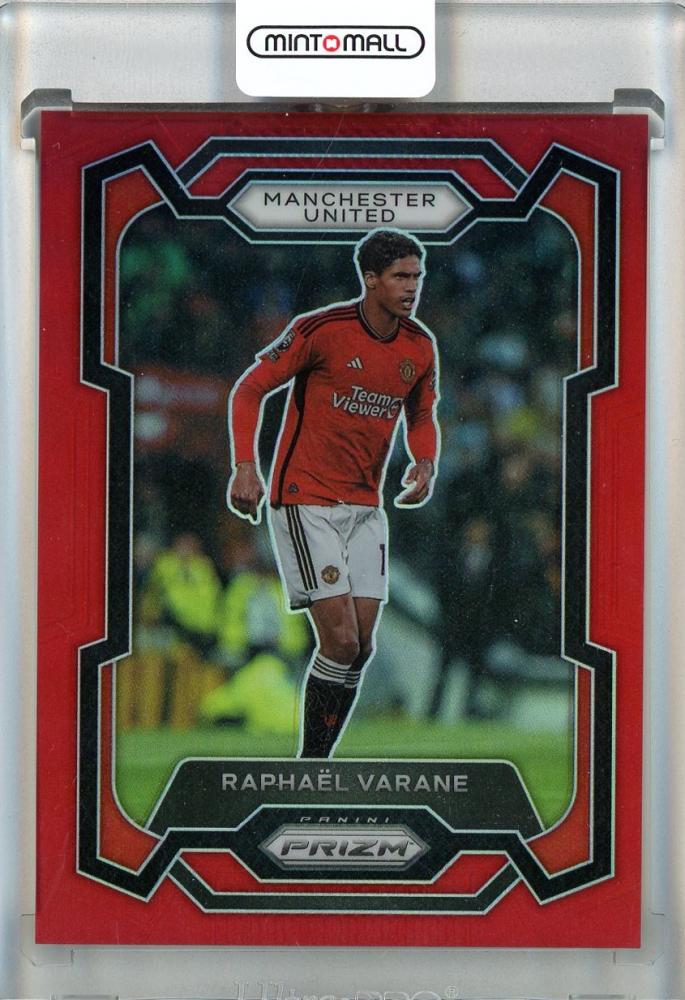 2023-24 Panini Prizm English Premier League Raphael Varane Red #41 numbered 120 out of 199 trading card