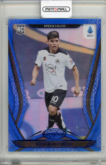 2020-21 PANINI SERIE A Kevin Agudelo trading card numbered 31 out of 99 from Spezia Calcio