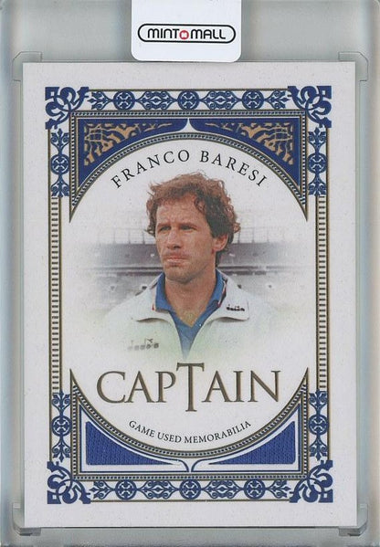 2024-25 Futera Franco Baresi trading card number 4 out of 9 featuring Italy captain