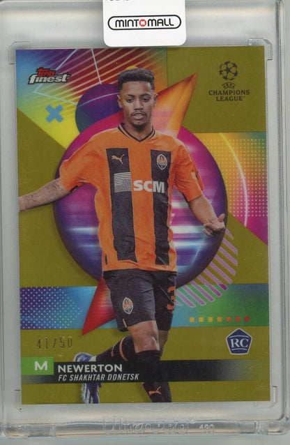 2023-24 Finest UEFA Club Competitions Newerton RC Card number 41 of 50 featuring FC Shakhtar Donetsk