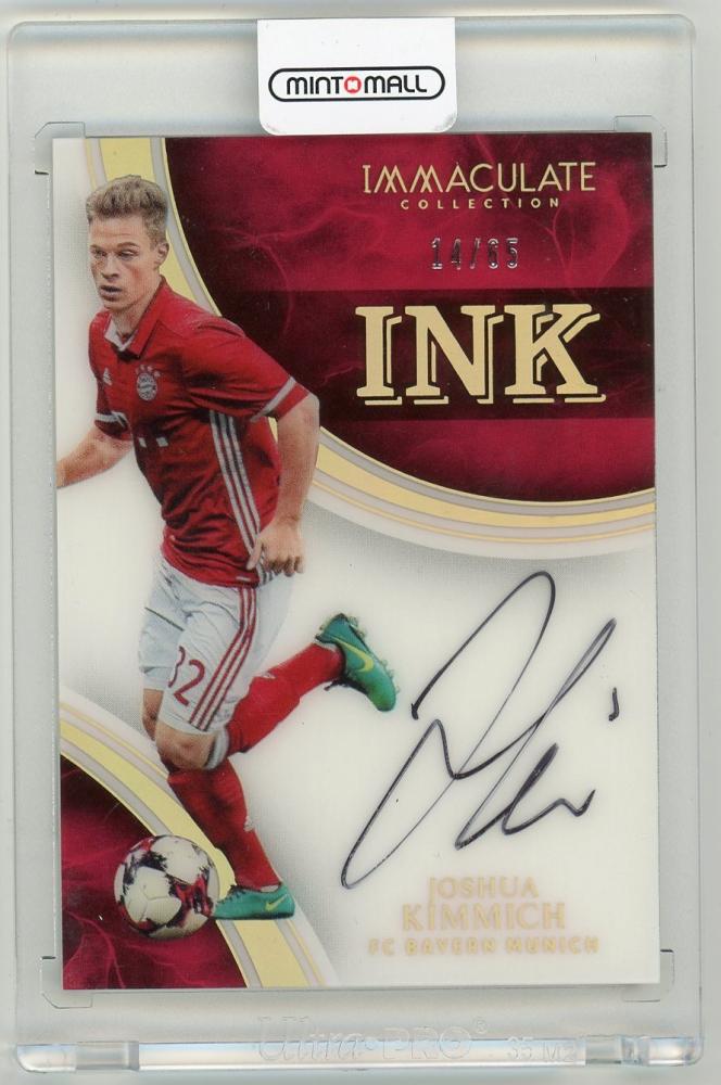 2017 Panini Immaculate Collection Joshua Kimmich Ink on card serial 14 of 65 FC Bayern Munich trading card
